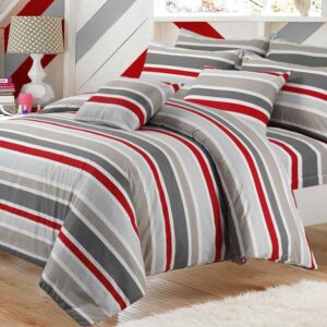 Red Striped Bed Sheet